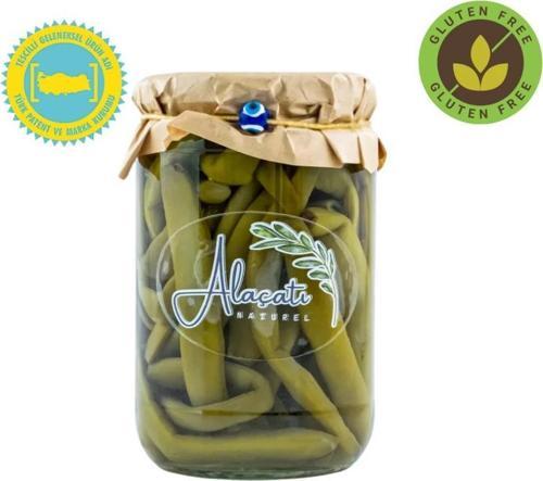 Alaçatı Naturel Doğal Fasulye Turşusu 660cc Süzme 300 g e