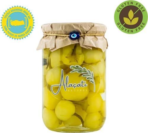 Alaçatı Naturel Doğal Top Biber Turşusu 660cc Süzme 300 g e