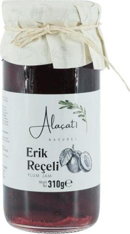 Alaçatı Naturel Erik Reçeli Doğal Meyveli Katkısız Reçel 310 g e
