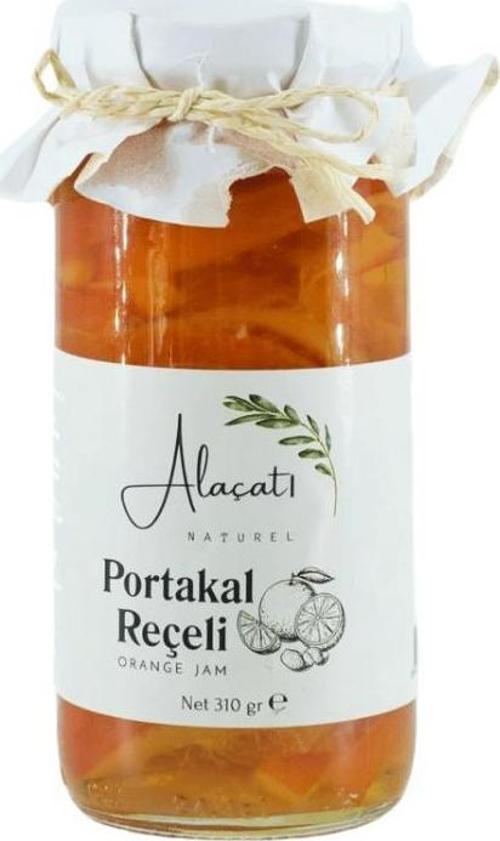 Alaçatı Naturel Portakal Reçeli Doğal Meyveli Katkısız Reçel 310 g e