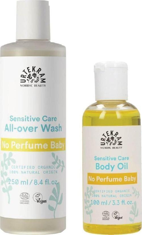 Organik Kokusuz Bebek Şampuanı 250Ml Kokusuz Bebek Vücut Yağı 100 Ml Avantaj Paketi