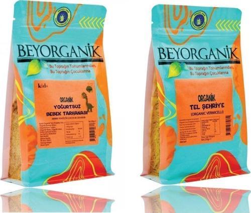 Vegan - Yoğurtsuz Bebek Çorbası - Yoğurtsuz Bebek Tarhanası 300 Gr + Tel Şehriye 250 Gr