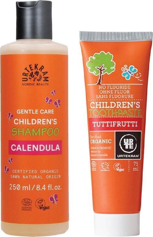 Organik Çocuk Bakım (Çocuk Şampuanı 250 Ml + Tutti Frutti Çocuk Diş Macunu 75 Ml)