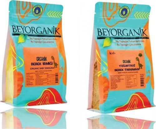 2'Li Vegan Ek Gıda Seti (Vegan Bebek Tarhanası 300 Gr/Bebek Irmiği 350 Gr)