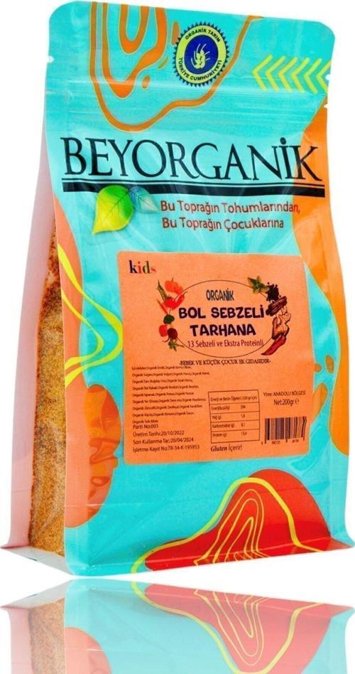 Organik Bol Sebzeli Tarhana (13 Sebzeli) 200Gr 6 Ay