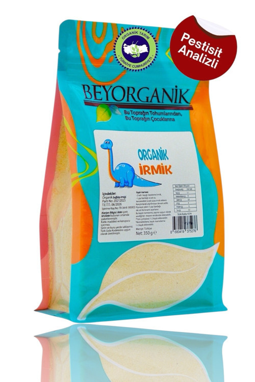 Organik Bebek Irmiği 350Gr Bebek Ek Gıda 6 Ay