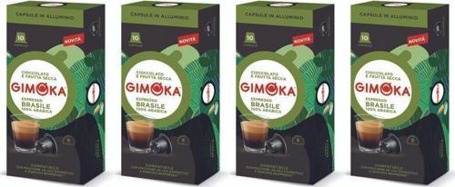 Nespresso Uyumlu Alüminyum Kapsül Kahve Brasile 10'Lu  X  4 Adet - Yoğunluk 8