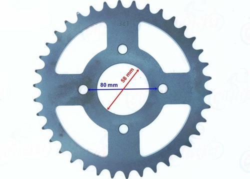 250Mct Arka Dişli 520-38T İç 58 Mm Öm