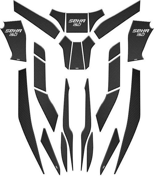 Seha 150 2022 - 2024 Uyumlu 24 Parça Tank Pad Set 001