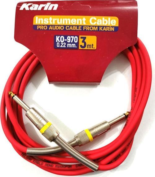 K0-970 3M-Rd2 3 Metre Gitar Kablosu ( Kırmızı)