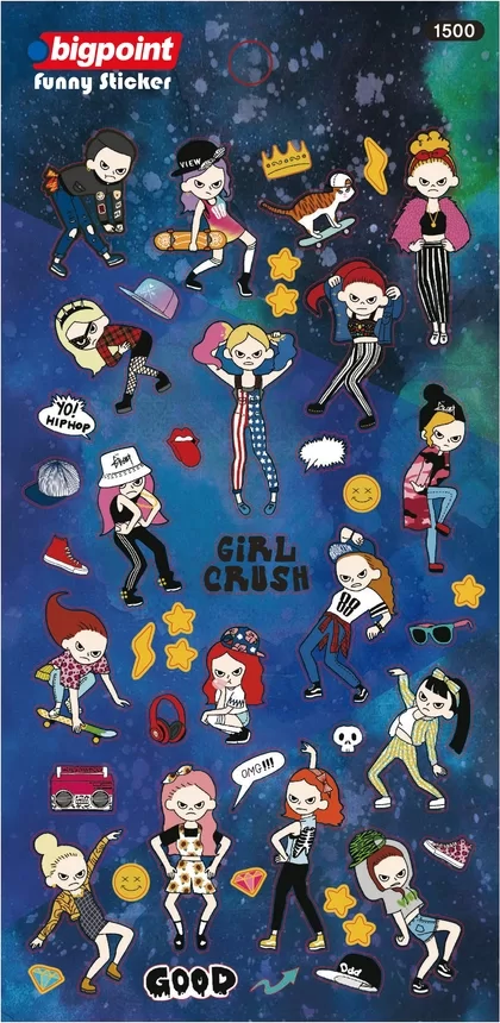 Sticker Çılgın Kızlar