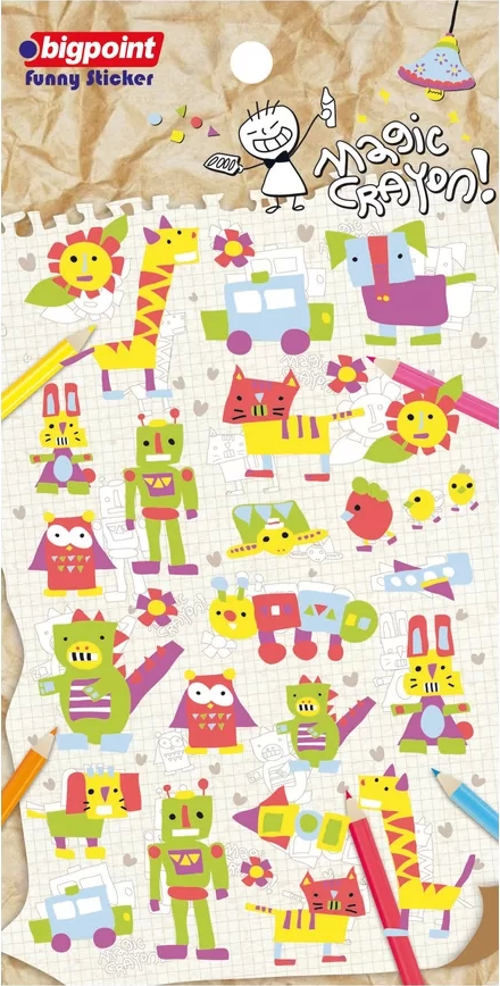 Sticker Magic Crayon