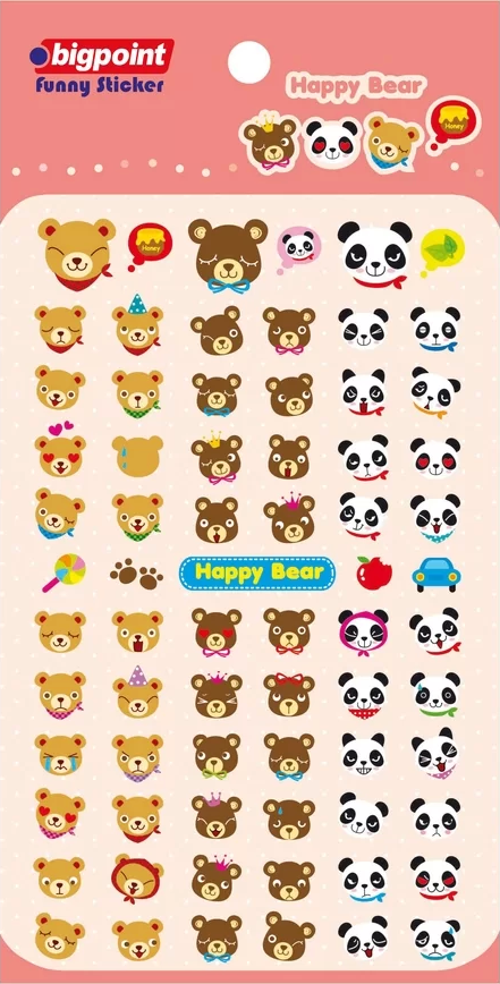Sticker Mutlu Ayılar