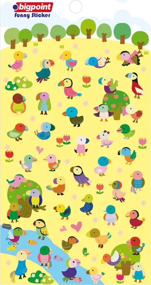 Sticker Papağanlar