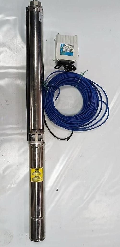 Impo Sk 404/27 Technoplast Başlıklı Derin Kuyu  3 Hp Monofaze Motorlu 25 mt Kablolu Panolu Dalgıç Pompa