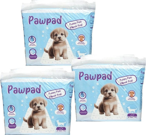 pad Kedi Köpek Tuvalet Eğitim Pedi 60x90cm 90 Adet - 3 Paket