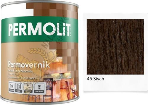 Sentetik Vernikli Ahşap Koruyucu Boya SİYAH 0.75 Lt.