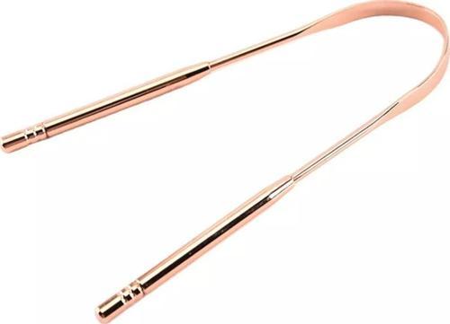 Hijyenik Dil Kazıyıcı Temizleme Dil Sıyırıcı Dil Temizleyici Bakır Hilal