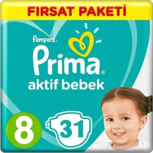Aktif Bebek 8 Numara Xxl 31 Adet