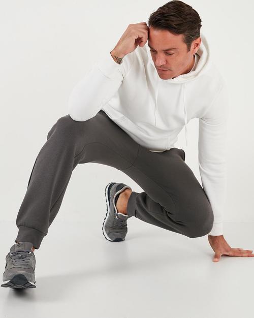 Pamuklu Regular Fit Normal Bel Cepli Erkek Eşofman Altı 5908060 ANTRASİT