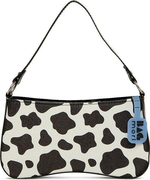 Kalıp Baget El Çantası Siyah Beyaz