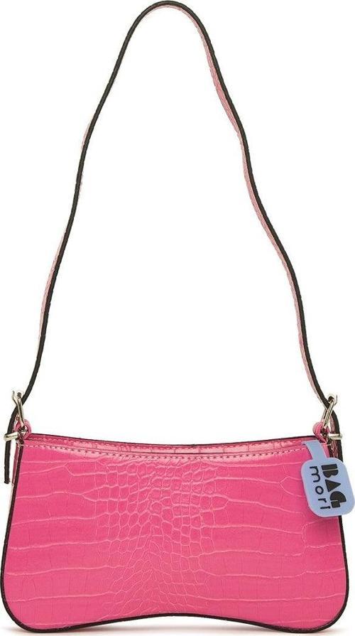Kalıp El Tutmalı Kroko Baget Fuşya