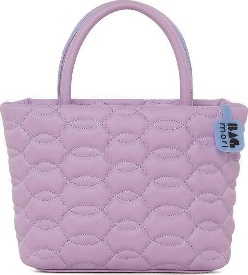 Tasarım Nakışlı Mini Çanta Lila