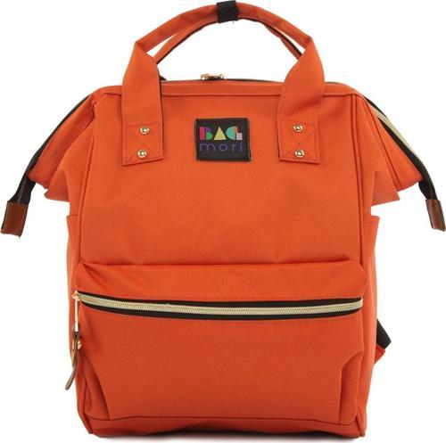 Metal Ağızlı Sırt Çantası Kiremit