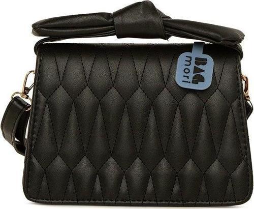 Nakışlı Kurdela Detaylı Kutu Çanta Siyah