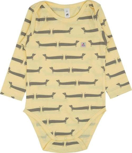 Jrmori Ms.R Baskılı Uzun Kollu Body Sarı