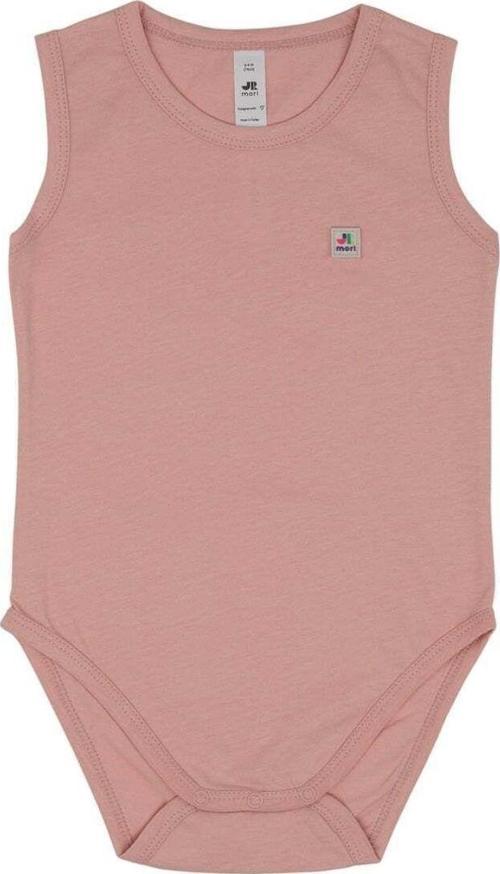 Jrmori Çıtçıt Detaylı Logolu Basic Kolsuz Body Pembe