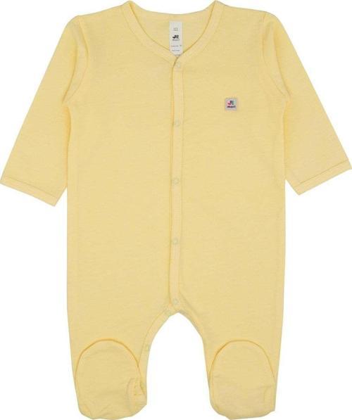 Boydan Çıtçıtlı Basic Tulum Sarı