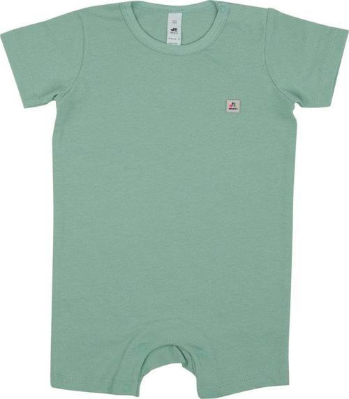 Omzu Çıtçıtlı Basic Kısa Tulum Yeşil