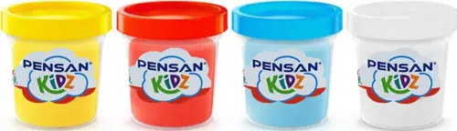 Kidz Büyük Boy 4'lü (4*150gr) Büyük Boy Oyun Hamuru