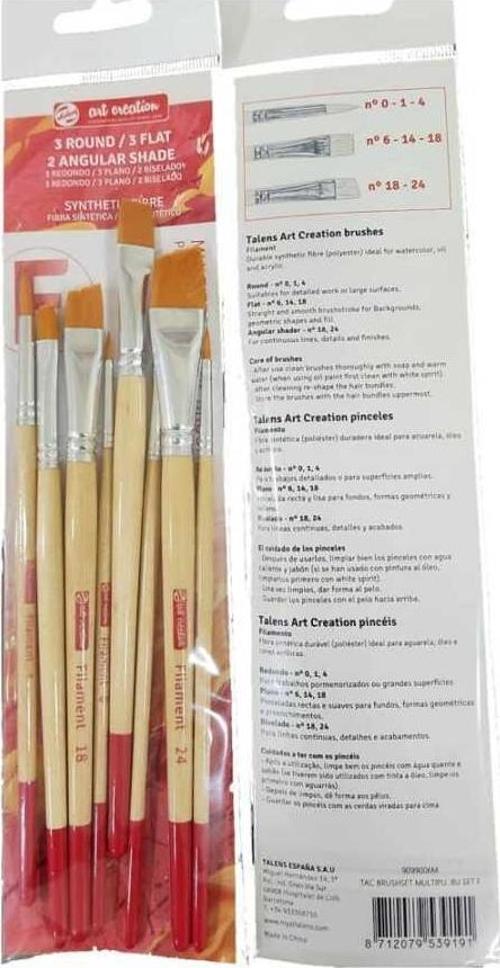 Art Creation Multi Teknik Fırça Seti 8'li Set - F / RT9099006M