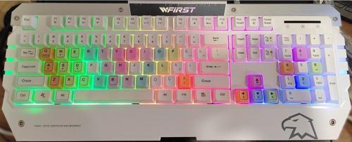 Oyuncu Klavyesi Wfirst X10 Ps/2 Kablolu Led Işıklı Gaming Q Klavye