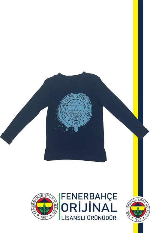 Orijinal Lisanslı Yaldızlı Fb Logo Gri Çocuk Sweat