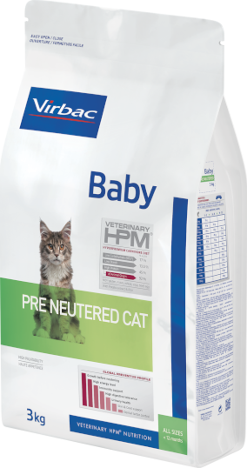 Baby Pre Neutered Kuru Kedi Maması 3 kg