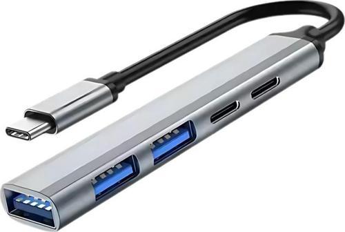 Akım Korumalı 5in1 Type-c to USB Çevirici Çoğaltıcı USB3.0 USB2.0 2xPD Hub Type-c Çoğaltıcı