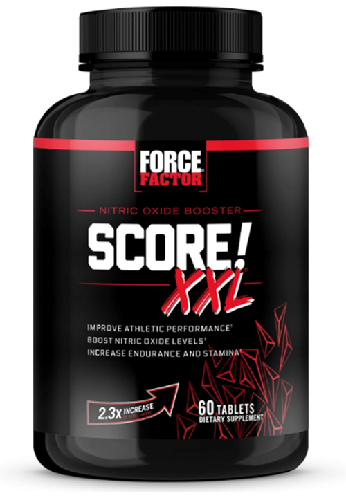 Score! XXL Nitric Oxide Booster  for Men with L-Citrulline, Black Maca, and Tribulus t