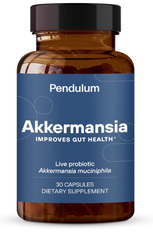 Pendulum Akkermansia Probiotic with Prebiotic Fiber - Increases GLP-1 Production, Delayed Release,
