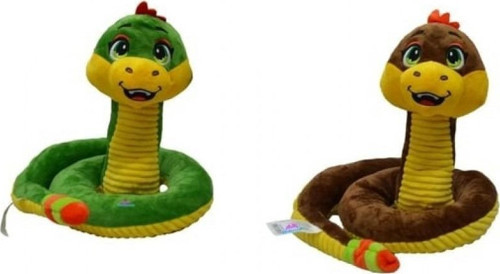 Oyuncak Çıngıraklı Yılan Peluş 32 Cm Peluş Yılan Oyuncak Yılan