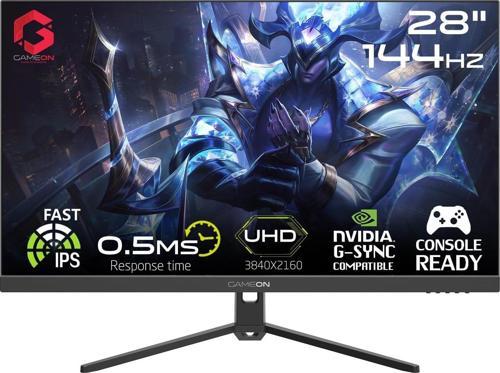 28" IPS 4K UHD 144Hz 0,5 ms 2.1 HDMI Siyah Oyuncu Monitörü - Açık Kutu
