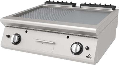 AGI-673 ND Izgara Setüstü Yarı Oluklu Yarı Düz 600x730x300 mm Lpg/Ng