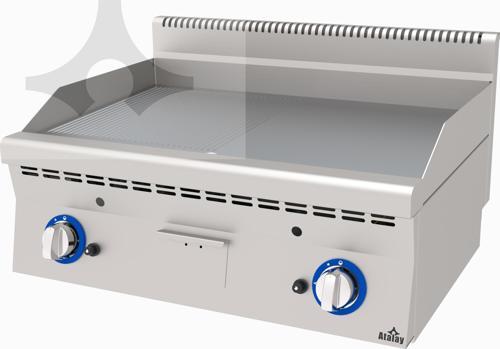AGI-860/ ND Gazlı Nervürlü+Düz Izgara 800x600x300 mm