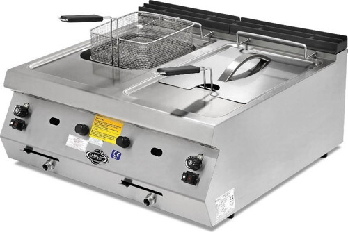 EMP.7FG020-S Gazlı Fritöz - set üstü - LPGli