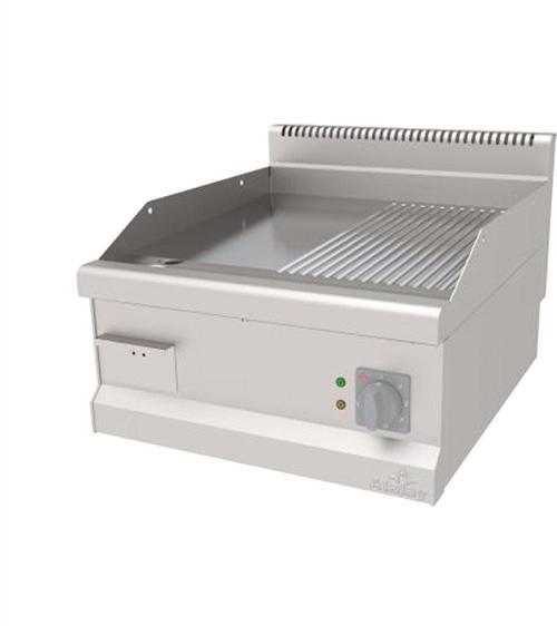 AEI-673 ND CR Izgara Setüstü Yarı Oluklu Yarı Düz Krom 600x730x300 mm Elk.
