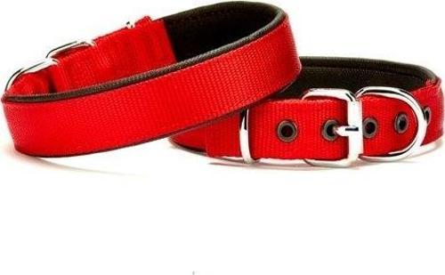 Softlu Köpek Boyun Tasması 2 cm x 40 cm Kırmızı