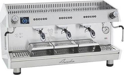 ARCADIA DE PID 3GR ARCADIA DE PID Tall Cup Tam Otomatik Espresso Kahve Makinesi, 3 Gruplu