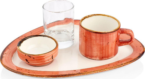 - Gastro - GT-01-ST - Kahve Sunum Takımı - Laterite 2 Adet